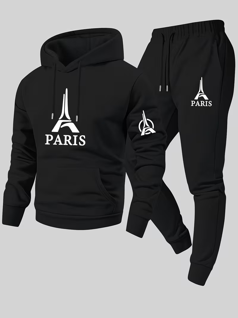 Running Gear Winter Men - Paris Herren Urban Casual Zweiteiler Set