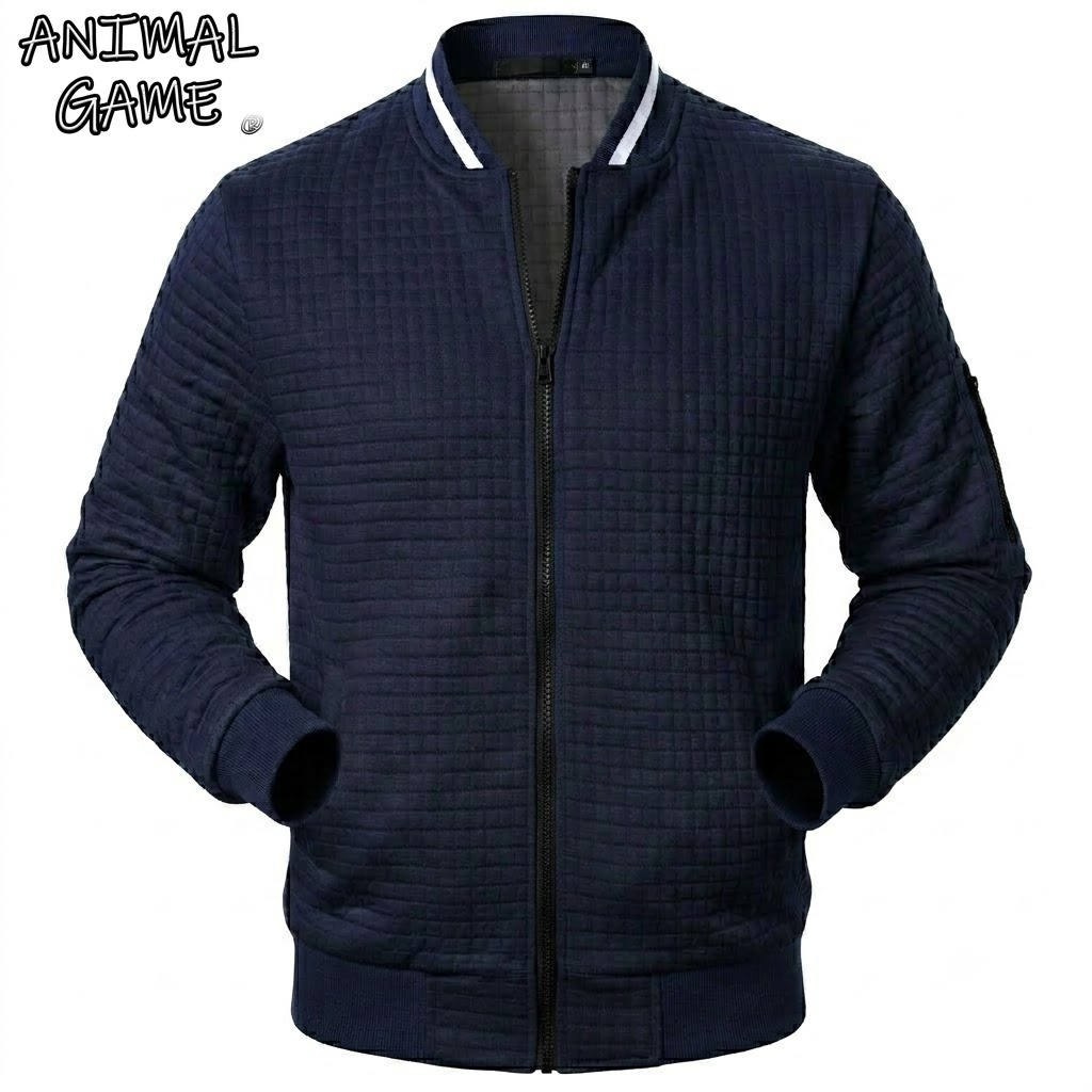 Running Gear Jacket - Herbst Herren Sportjacke mit Reißverschluss, Langarm