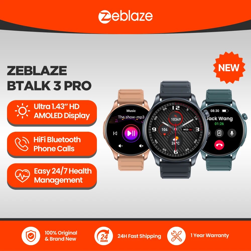 Gps Running Watch - Neue Smartwatch Zeblaze Btalk 3 PRO