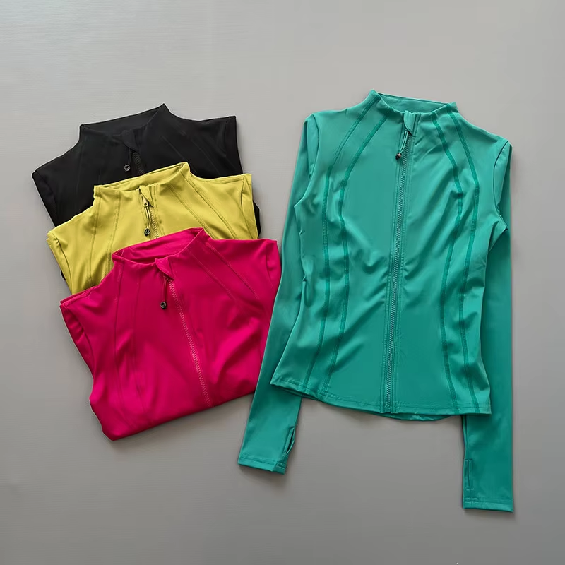 Running Gear - Damen Sportjacke mit Reißverschluss, Langen Ärmeln