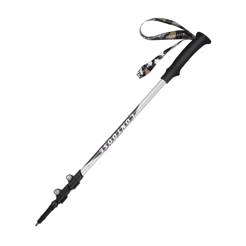 Trekking Pole Carbon - Ultraleichter Trekkingstock aus Carbonfaser mit 3-teiligem,