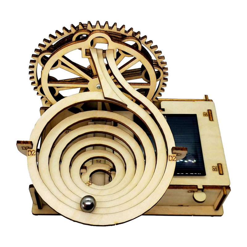 Praktische 3D Holz Marmor Run  – Running Gear Vehicle Bewertung und Preis