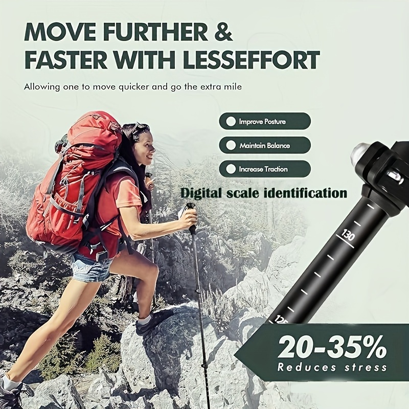 2er-Pack leichte, zusammenklap – Trekking Pole Carbon Bewertung und Preis