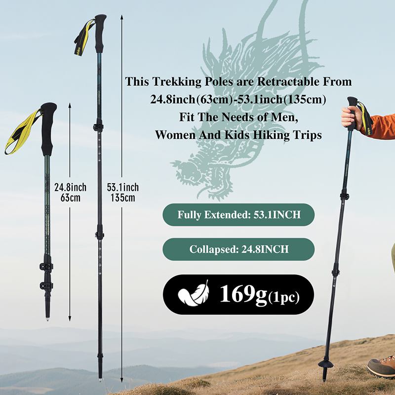 3K Carbonfaser-Wanderstock, dr – Trekking Pole Carbon Bewertung und Preis