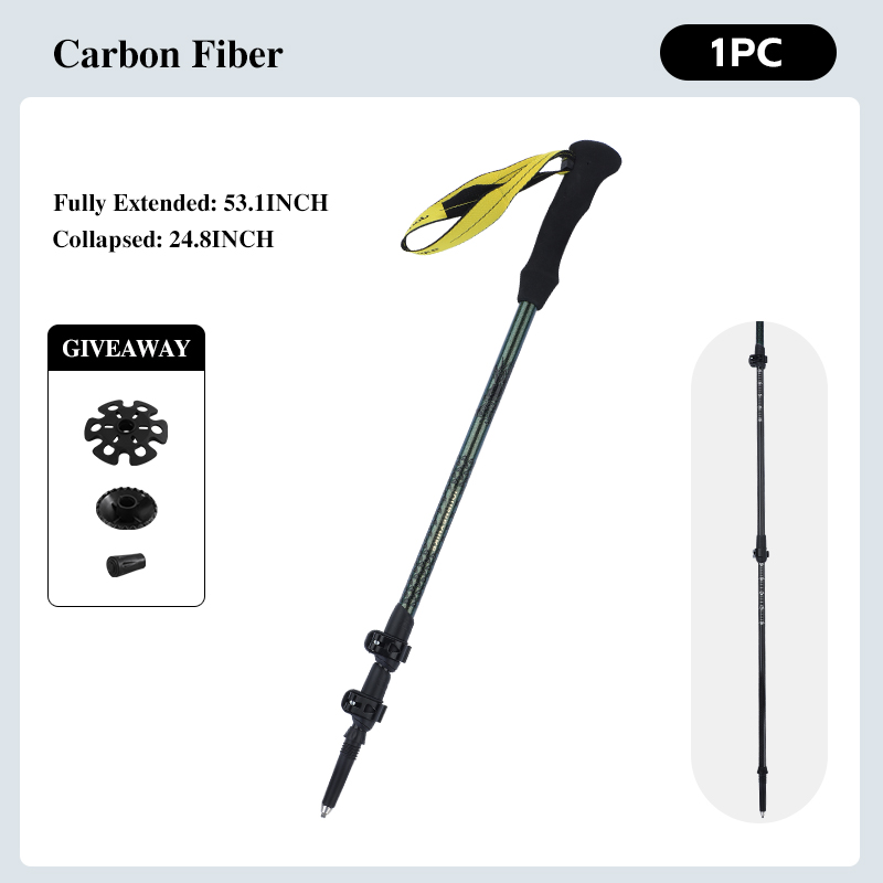 3K Carbonfaser-Wanderstock, dr – Trekking Pole Carbon Bewertung und Preis